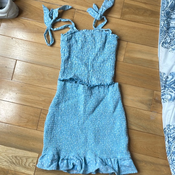 Abercrombie and Fitch Blue and White Skirt Set - Picture 2 of 5